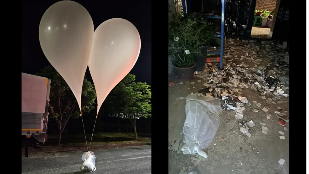 AP-Corea-del-Norte-envia-globos-con-basura-a-Corea-del-Sur