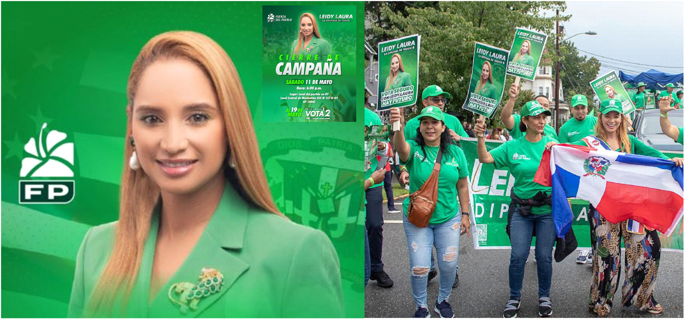 Candidata de FP a diputada ultramar Leidy Laura
