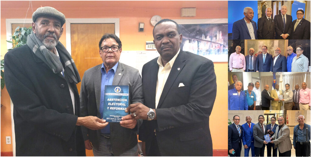 Comisión del PRM NY entrega libro sobre abstención