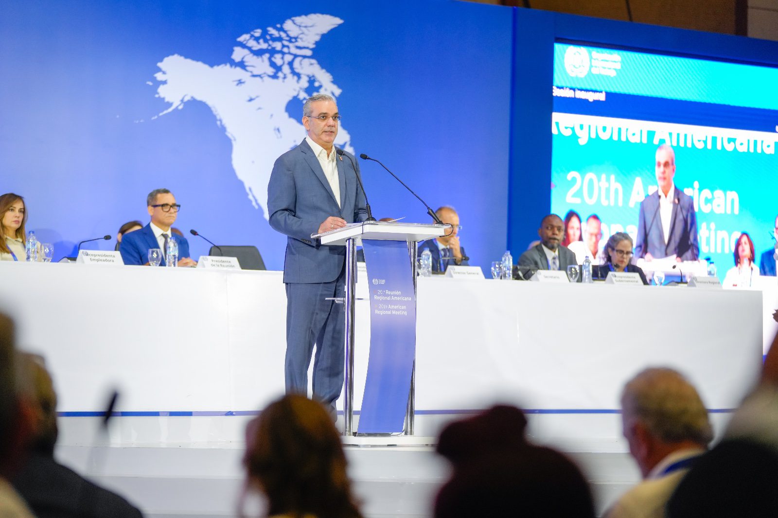 Presidente-Luis-Abinader-en-la-20a-Reunion-Regional-de-las-Americas-de-la-Organizacion-Internacional-del-Trabajo-OIT